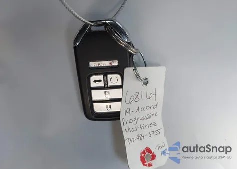 2019 Honda Accord Sport 2.0T from USA, damaged, VIN 1HGCV2F37KA016576